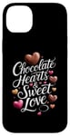 iPhone 14 Plus Chocolates HeartsSweet Love ValentinesDay ChocolateLover Case