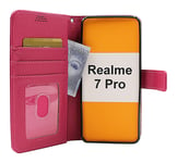 New Standcase Wallet Realme 7 Pro (Hotpink)