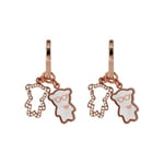 Emporio Armani Women's Rose Gold Brass Earring, EGS3115221