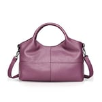 NICOLE & DORIS Women Handbags Fashion Shoulder Bags for Lady Top Handle Bags Over The Shoulder Bags for Women Soft PU Leather Violet