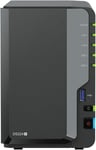 Synology DiskStation DS224+ 8TB NAS Bundle with 2 x 4 TB IronWolf HDD's Bundle