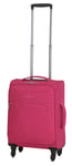 Featherstone 4 Wheel Soft Cabin-Size Suitcase - Pink Small