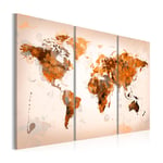 Tavla Arkiio Map Of The World Desert Storm Triptych