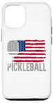 iPhone 12/12 Pro Pickleball American Flag July 4 Independence Day Case