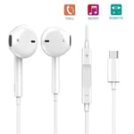 Headphones USB C Type C Earphones Earbuds For Samsung Galaxy S22 S21 Ultra S20Fe