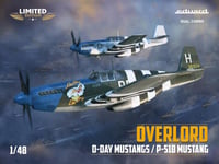 Eduard 11181 1/48 Overlord: D-Day P-51B Mustang Dual Combo Limited Edition