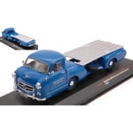 MERCEDES RENNTRANSPORTER 1955 BLAUES WUNDER 1:43 Ixo Model Camion Die Cast