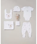 Rock A Bye Baby Childrens Unisex 10-Piece Bear Hanging Gift Set - White - Size Newborn