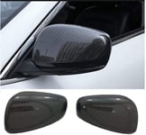 ZHAOOP Car Mirror Cover Door Mirror Cover Fit,For Renault Koleos 2016 2017 ABS Carbon Fiber Style Door Side Rear View Rearview Mirror Cover 2pc