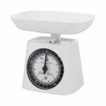 HANSON WHITE MECHANICAL KITCHEN WEIGHING SCALES – TRADITIONAL MANUAL 5KG HOME