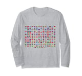 World Flags International World Flags Flags World Map Long Sleeve T-Shirt