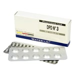 50st PoolLab DPD3 Totalt klor Testtabletter Original