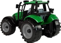 Leantoys Ideal Farm Traktor Grön Röd Öppen Mask