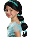 Lisensiert Disney Jasmine Deluxe Parykk til Barn