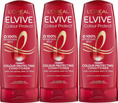 Loreal Elvive Colour Protect Conditioner 250ml x 3