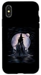 Coque pour iPhone X/XS Witch Moon Magic Spellcaster T-shirt graphique Femme