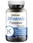 Lifeplan Potassium 300mg 60 tablets