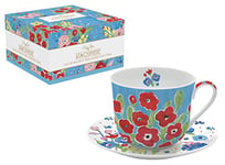 COFFRET DEJEUNER 40CL EN PORCELAINE FINE EN PLEIN AIR