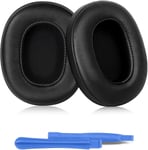 Coussinets de Remplacement pour Skullcandy Crusher Wireless/Evo/ANC, Hesh 3/Evo/ANC, Coussinets de Remplacement avec Cuir protéiné Plus Doux, Mousse à mémoire de Forme,Isolation du Bruit