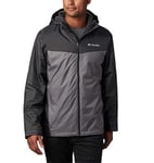 Columbia Men's Glennaker Sherpa Lined Jacket Rain, Shark/City Grey, L