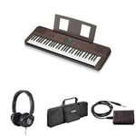 YAMAHA PSR-E360 Portable Keyboard bundled with HPH-150 Headphones, Keyboard Bag SC-KB630, and sustain Pedal