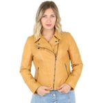 Blouson Giorgio  Blouson en cuir LOVELY  ref 40744 Miel