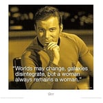 Star Trek Pyramid International James T. Kirk iQuote 40 x 40 cm Toile Imprimée