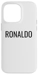 Coque pour iPhone 14 Pro Max Ronaldo