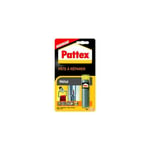 Pattex - Pâte à réparer Métal 48 g, Pâte epoxy bicomposante avec particules de métal pour coller et réparer les métaux, colle à base de résine époxy,