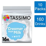 Tassimo Milk Pods Milk Creamer T Discs 10 Packs (160 Drinks)