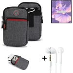 Belt bag + headphones for Huawei Mate Xs 2 Phone case