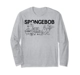 SpongeBob SquarePants Group Shot Outline Manche Longue