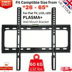 TV WALL BRACKET MOUNT SLIM FOR 28 30 32 40 42 50 65 INCH FLAT 3D LCD LED PLASMA