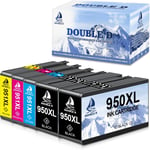 950 XL 951 XL cartouches d'encre pour HP 950XL HP 951XL Multipack pour HP Officejet Pro 251dw 276dw(2 Noir,1 Cyan,1 Magenta,1 Jaune)