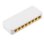 8 Port Ethernet Switch Silent Operation LAN RJ45 Splitter For Office 10 BST