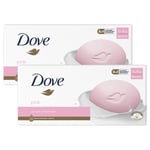 Dove Womens Pink Beauty Cream Bar for Soft & Smooth Skin, Moisturising 6x90g, 2pk - One Size