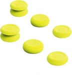 Skin, Cqc And Fps Thumb Grip Set Joystick Cap Analog Stick Cap For Nintendo Switch Pro Controller & Ps5 / Ps4 / Slim/Pro Controller - Neon Yellow, 3pairs(6pcs)