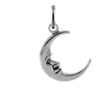 925 Sterling Silver Man in the Moon Charm