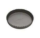 MasterClass Moule à Tarte Cannelé Antiadhésif sans APFO en Acier au Carbone 1 mm d'Épaisseur, Gris, 20 cm (8')