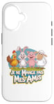 Coque pour iPhone 16 cadeau Vegan Je Ne Mange Pas Mes Amis Ami Des Animaux