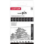 Fineliners Pin 200 Classic - 010 8-pack Uni-Ball