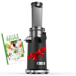 Aobosi Compact Cold Press Juicer, Space-Saving Small Juicer Machines with High Juice Yield, Portable Mini Juicer Fits for Travel/School/Office, Easy to Store Slow Juicer, Brush Included, BPA-Free