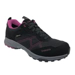 TrekSta Unisex Bergen Lace Low Gore-Tex Pink, Black/pink, 39