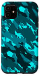 iPhone 11 Turquoise Style Pattern Camouflage Case