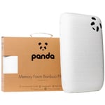 Panda Memory Foam Bamboo Pillow Tripe Layer Luxury Soft Hypoallergenic Cushion