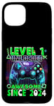 Coque pour iPhone 15 Plus 1e anniversaire Gamer 1 ans Jeu vidéo Anniversaire Gamer Garçons