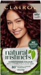 Clairol Natural Instincts Semi-Permanent No Ammonia Hair Dye, 4RV Dark Burgundy