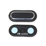 BOUTON HOME POUR SAMSUNG A3 A300 ET A5 A500 DE COULEUR NOIR