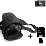 Pour Sony Alpha 7C Épaule Caméra Mallette transport Sac résistant chocs + 16g