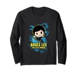 Bruce Lee The Little Dragon Cartoon Portrait Long Sleeve T-Shirt